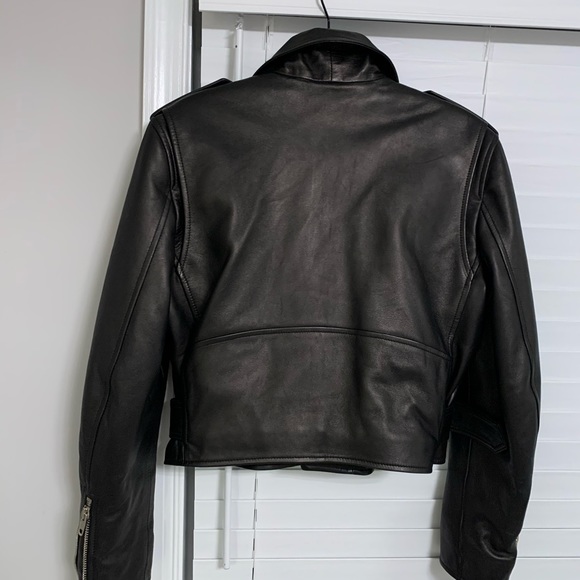 Balenciaga luxury  leather biker jacket 🔥 - Picture 9 of 16